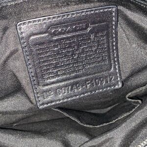 Black vintage coach bag